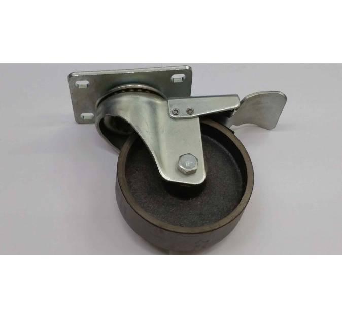 4” Steel Brake 100mm Load Capacity 130kg