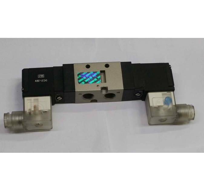 2 Position 5 Port Double Solenoid Valve  - DC24V 1/4"