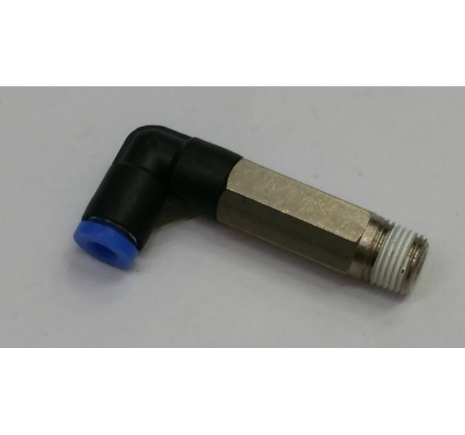 Elbow extended Fitting Dia.4mm x 1/8"