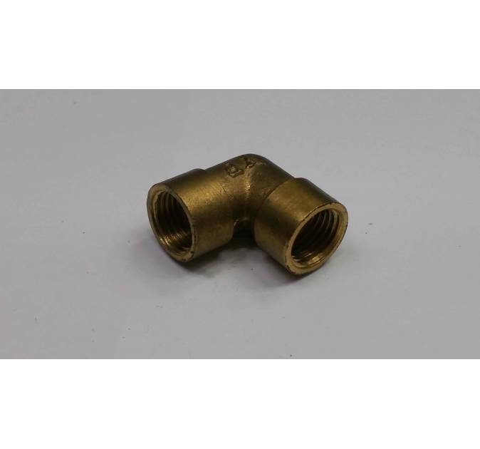 1/2" brass female to female elbow nipple