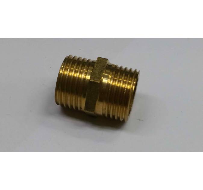 Brass Male to Male Nipple 1/2 - 1/2