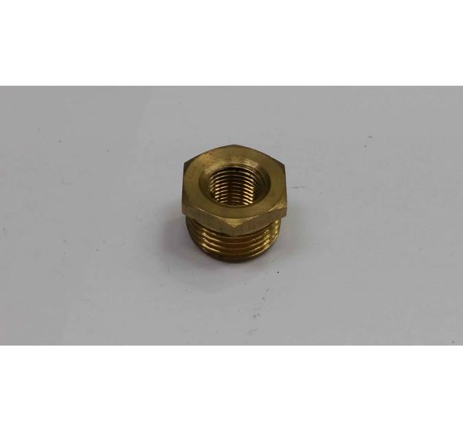 Brass Female to Male Nipple 1/2 - 3/4