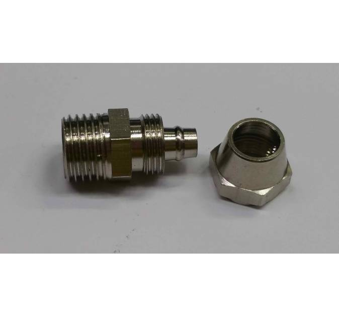 Straight Compression fitting Dia.6mm x 1/4"