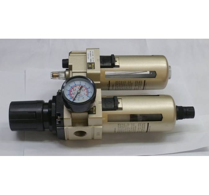 Filter Regulator & Lubricator Auto Drain 1/2"